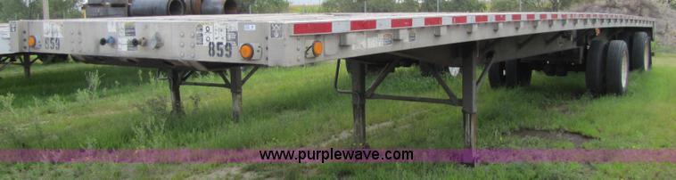 image for item 3505 1997 Wilson 48' flatbed trailer