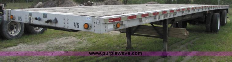 image for item 3506 1998 Wilson 48' flatbed trailer