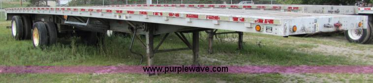 image for item 3507 1998 Wilson 48' flatbed trailer