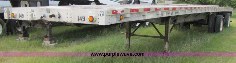 image for item 3508 1998 Wilson 48' flatbed trailer