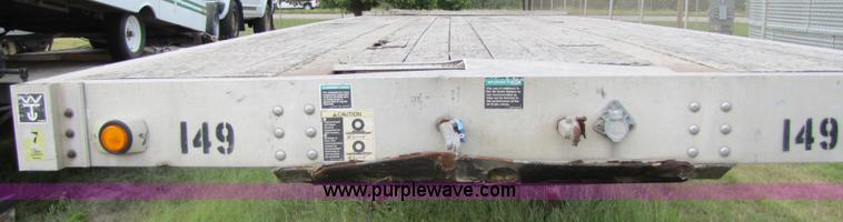 image for item 3508 1998 Wilson 48' flatbed trailer