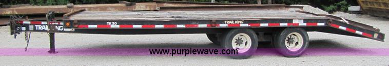 image for item 3515 1997 Trail King TK20 trailer