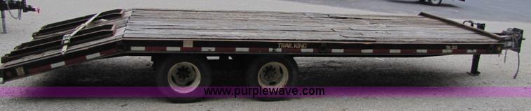 image for item 3515 1997 Trail King TK20 trailer