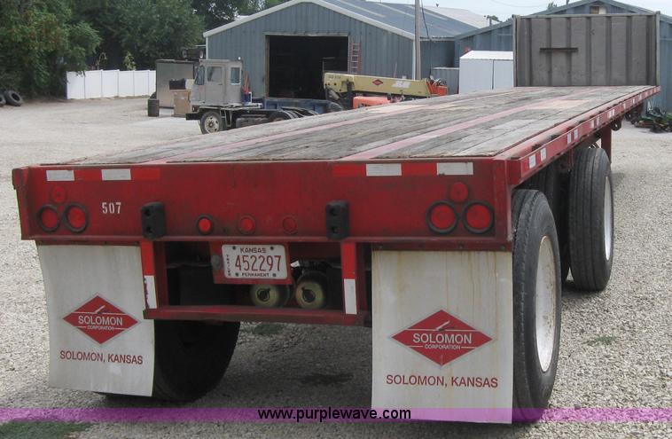 image for item 5562 1987 Lufkin FL-75 45' flatbed trailer