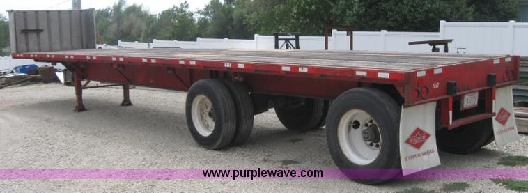 image for item 5562 1987 Lufkin FL-75 45' flatbed trailer