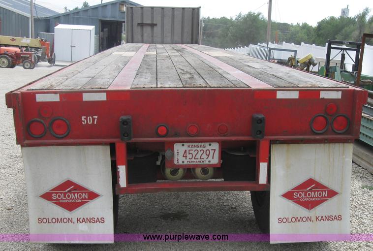 image for item 5562 1987 Lufkin FL-75 45' flatbed trailer