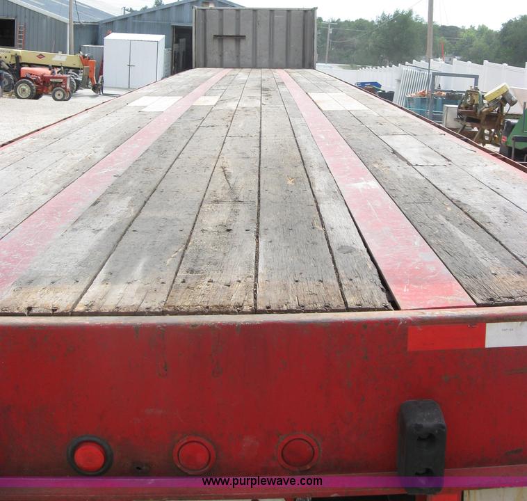 image for item 5562 1987 Lufkin FL-75 45' flatbed trailer