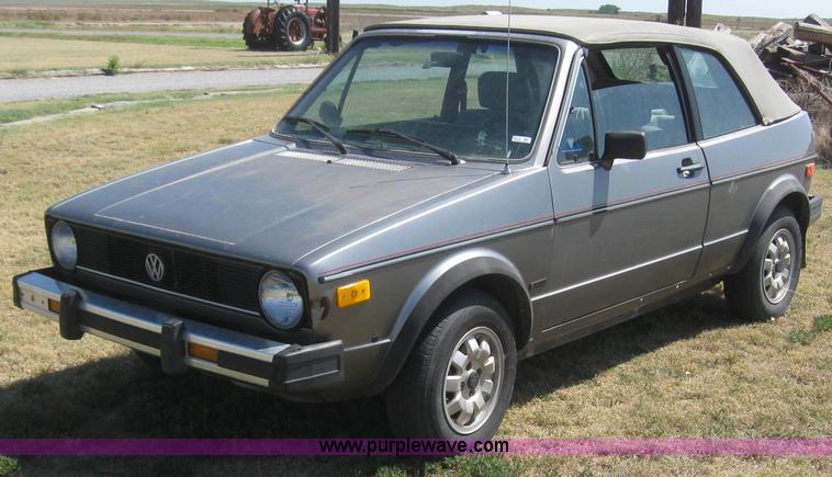 image for item 6171 1984 Volkswagen Rabbit convertible