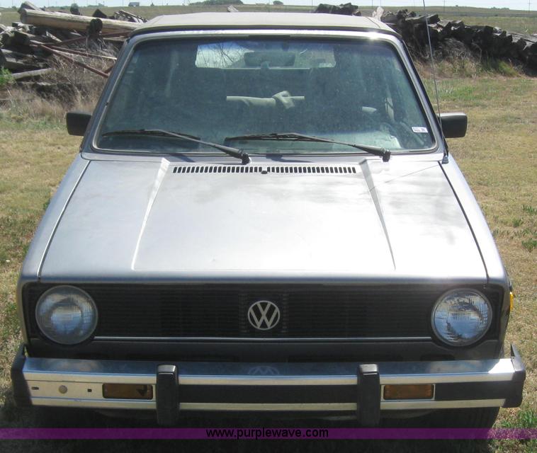 image for item 6171 1984 Volkswagen Rabbit convertible