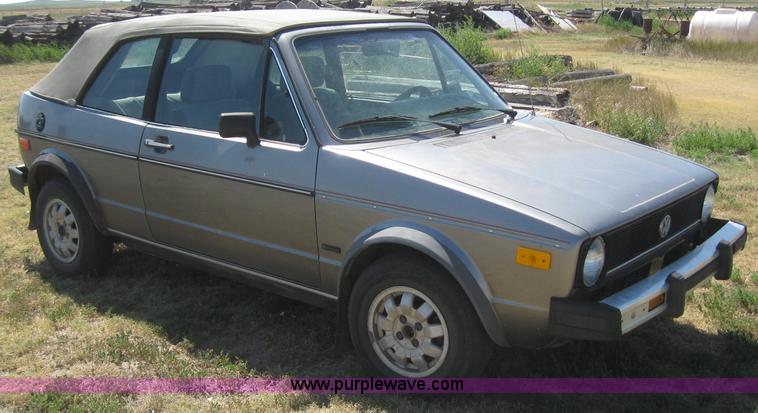 image for item 6171 1984 Volkswagen Rabbit convertible