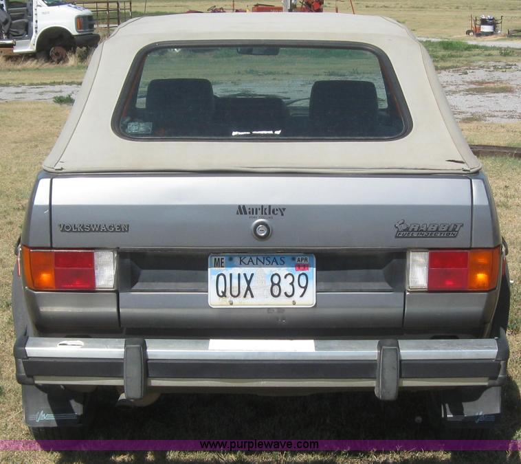 image for item 6171 1984 Volkswagen Rabbit convertible