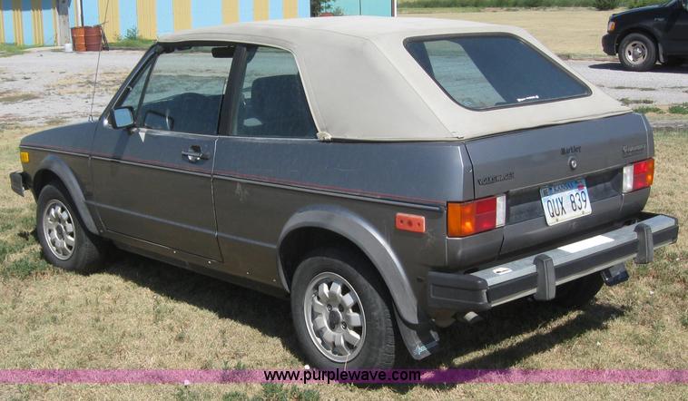 image for item 6171 1984 Volkswagen Rabbit convertible