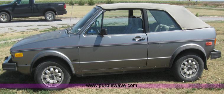 image for item 6171 1984 Volkswagen Rabbit convertible