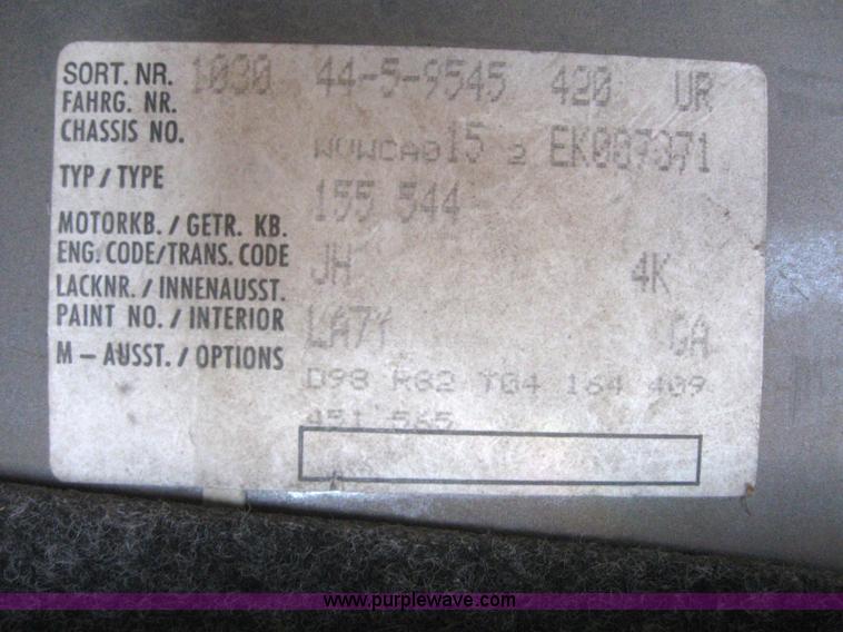 image for item 6171 1984 Volkswagen Rabbit convertible