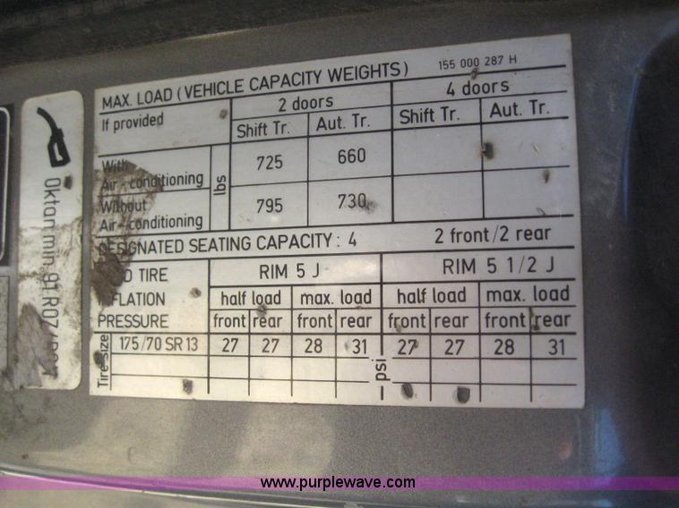 image for item 6171 1984 Volkswagen Rabbit convertible