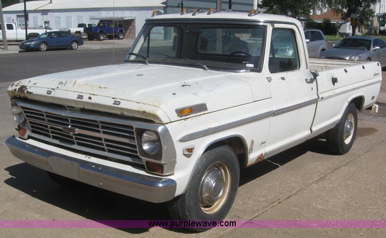 image for item 6178 1969 Ford F250 Camper Special pickup