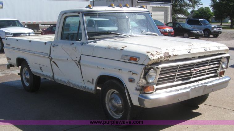 image for item 6178 1969 Ford F250 Camper Special pickup