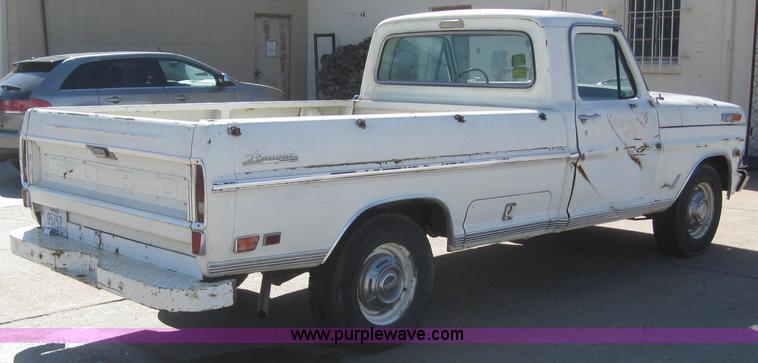 image for item 6178 1969 Ford F250 Camper Special pickup