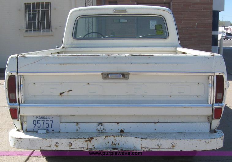 image for item 6178 1969 Ford F250 Camper Special pickup