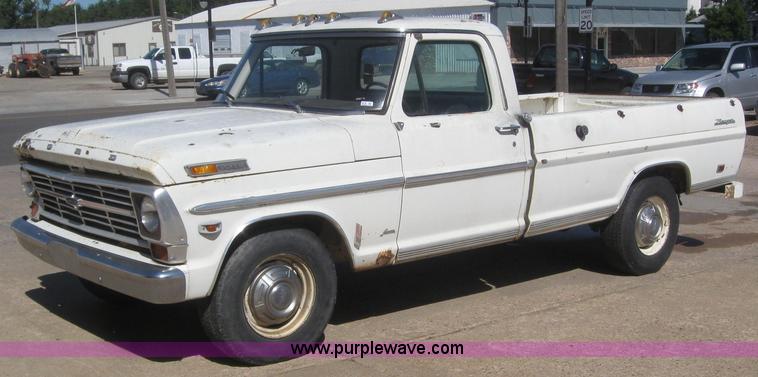 image for item 6178 1969 Ford F250 Camper Special pickup