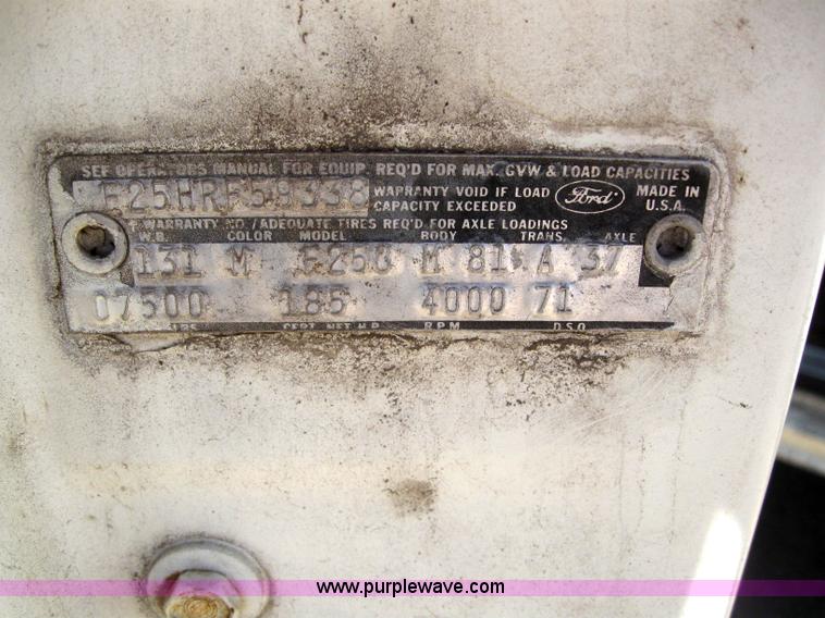 image for item 6178 1969 Ford F250 Camper Special pickup