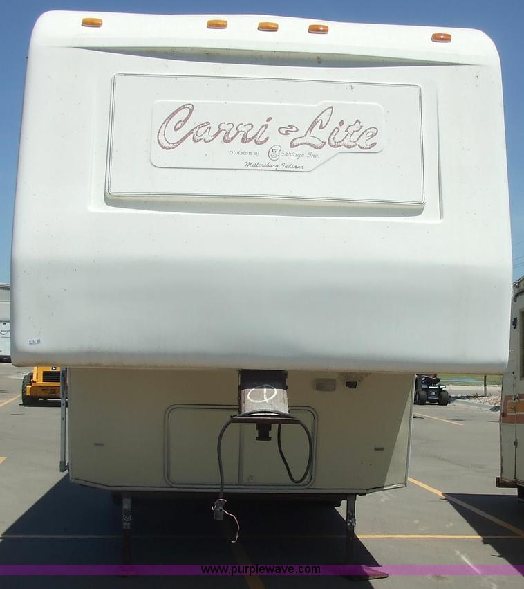 image for item 7118 1992 Carriage Carrie Lite fifth wheel camper