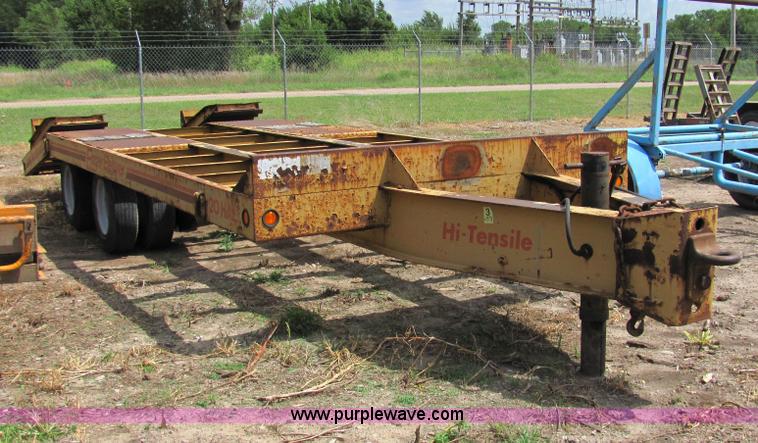image for item 2092 1990 Hi Tensile Eager Beaver 28' flat bed trailer