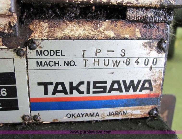 image for item 2119 Takisawa TP-3 horizontal milling machine