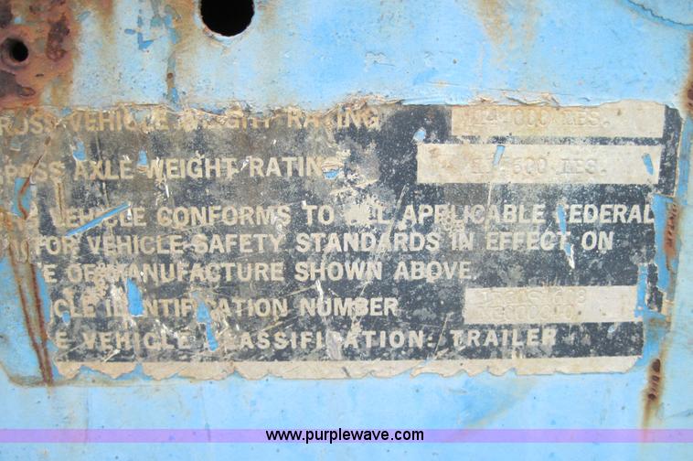 image for item 4135 1992 Doonan Tandem axle trailer