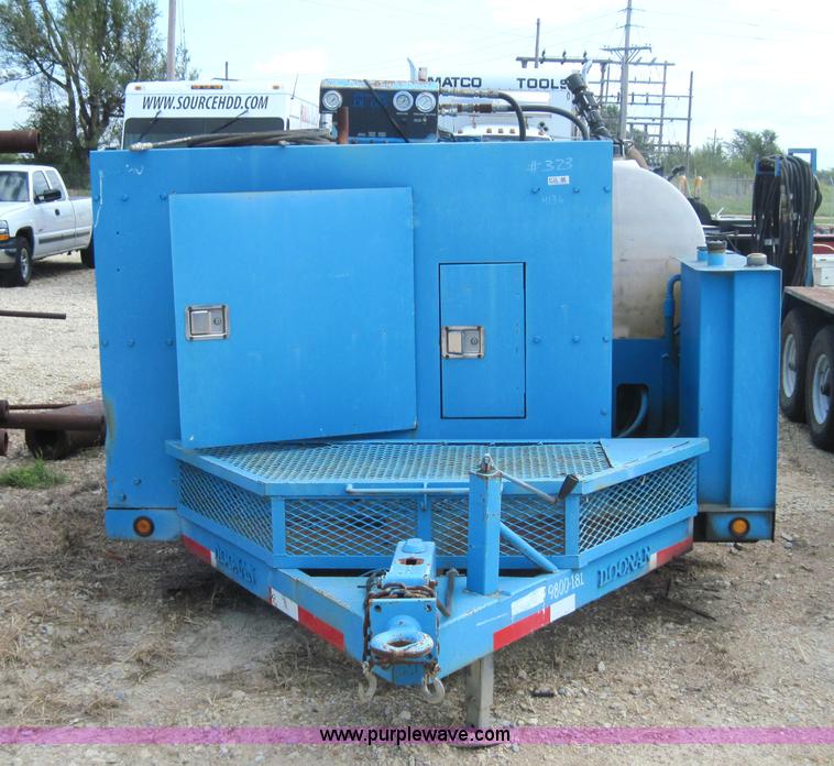 image for item 4136 2003 Doonan flatbed tandem axle trailer