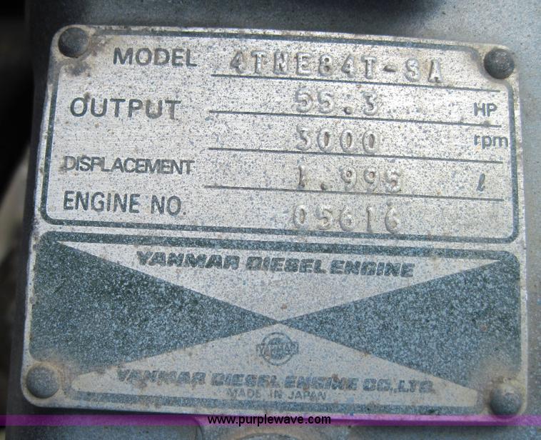 image for item 4152 Yanmar four cylinder diesel engine