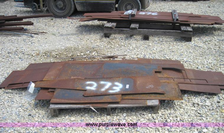 image for item 4182 (12) pallets of assorted steel plate, bar, and tubing