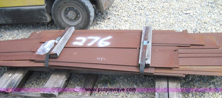 image for item 4182 (12) pallets of assorted steel plate, bar, and tubing