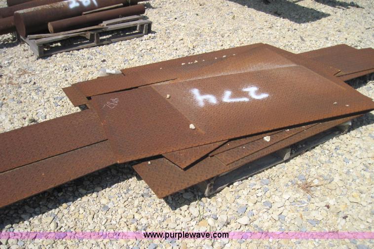 image for item 4182 (12) pallets of assorted steel plate, bar, and tubing