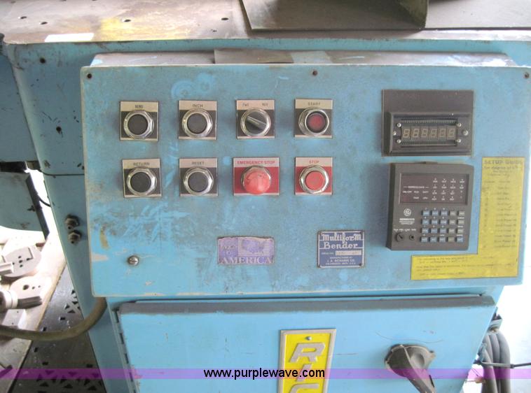 image for item 4207 Richards Hydraulic rotary bender