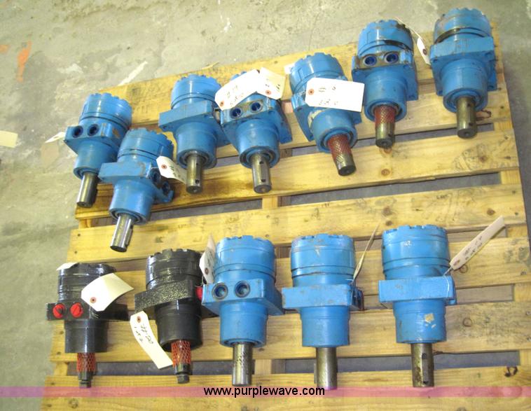 image for item 4228 (12) White hydraulic roller drive motors