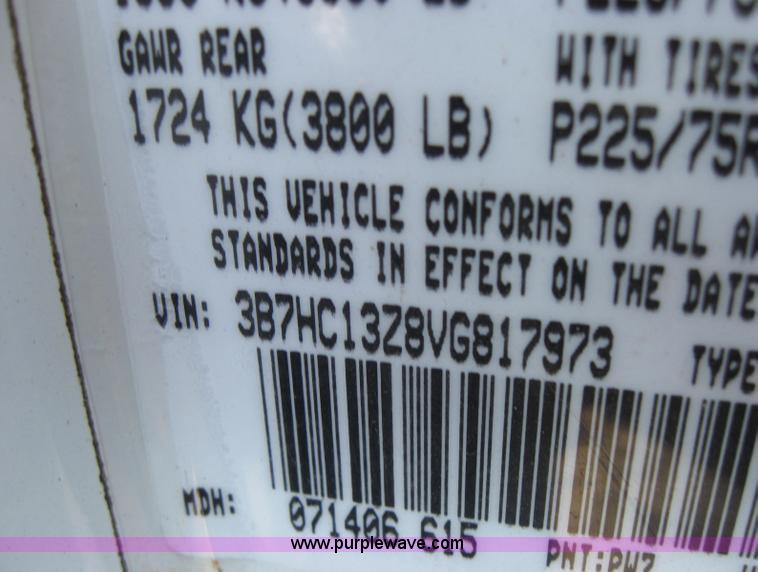 image for item 2776 1997 Dodge Ram 1500