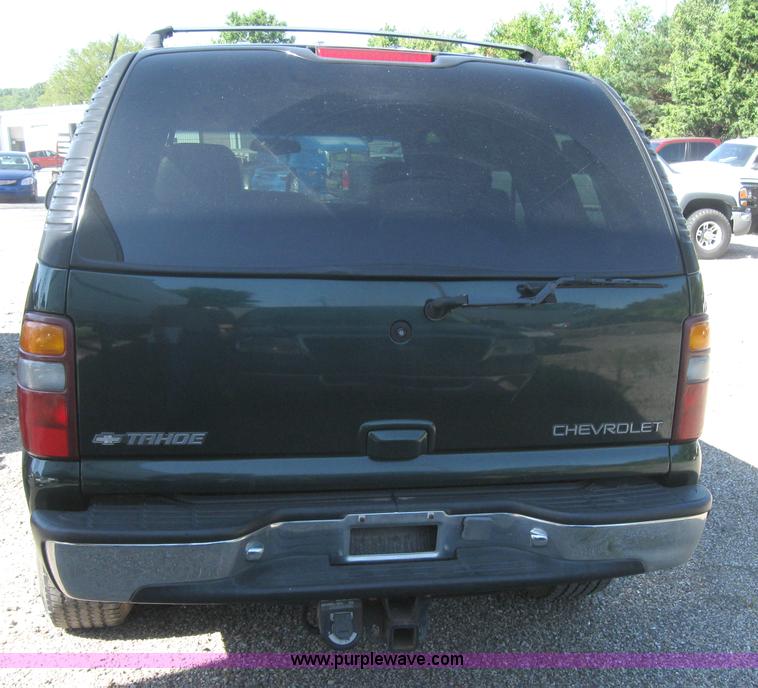 image for item 2783 2001 Chevrolet Tahoe