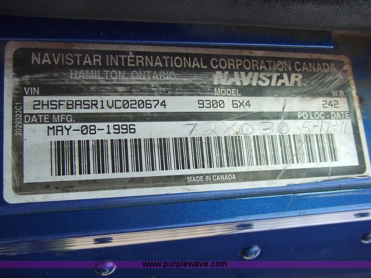 image for item 5050 1997 International Series 9300 semi truck