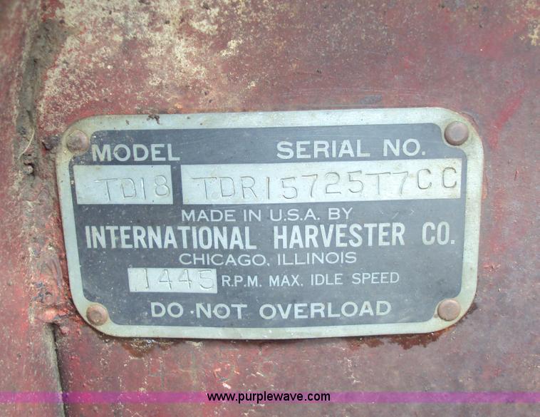 image for item 1301 International TD-18 dozer with blade