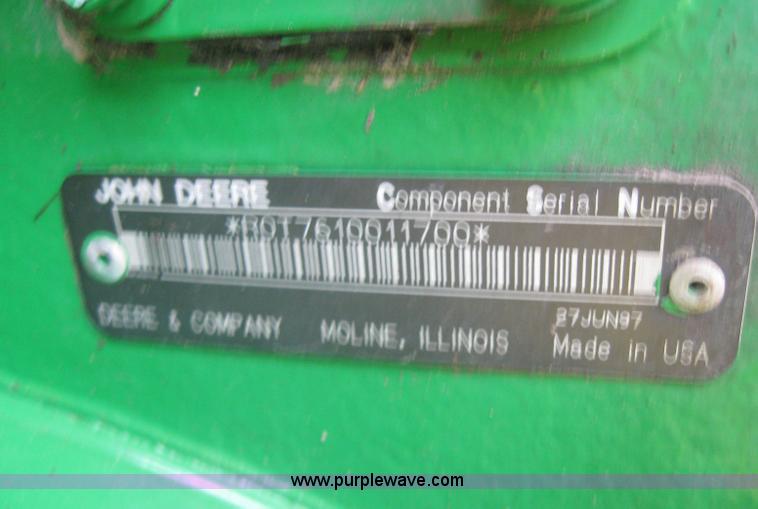 image for item 2547 1997 John Deere 7610 tractor