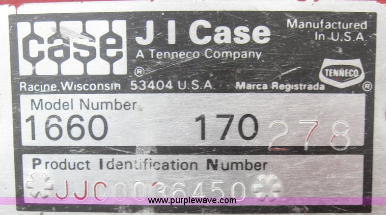 image for item 2548 1988 Case IH 1660 axial flow combine