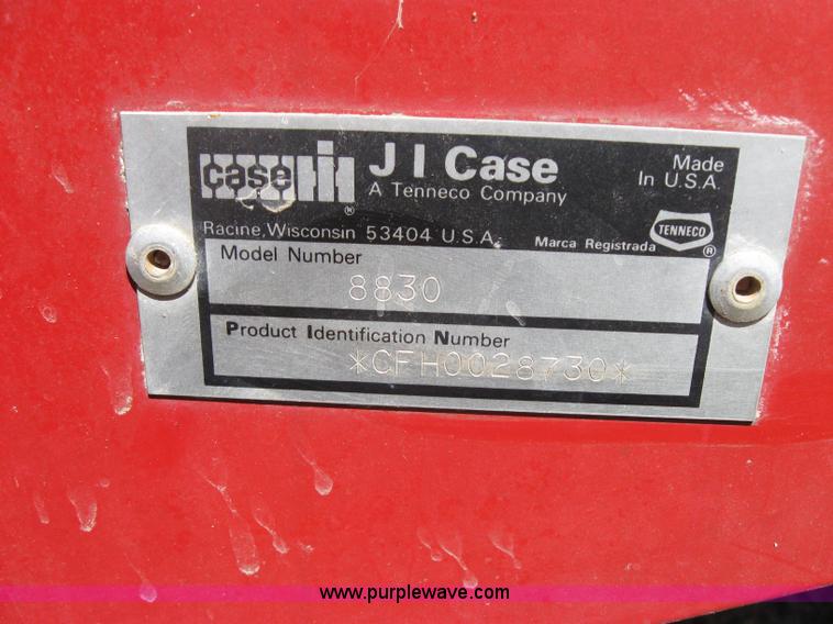 image for item 2752 Case IH 8830 self-propelled swather