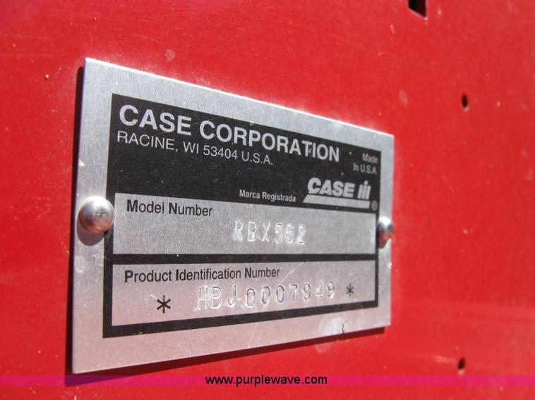 image for item 2753 Case IH RBX562 baler