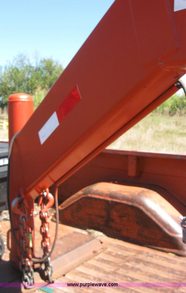image for item 2764 Orange Ox round bale trailer