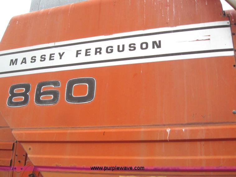 image for item 2969 1981 Massey-Ferguson 860 combine with 24' header