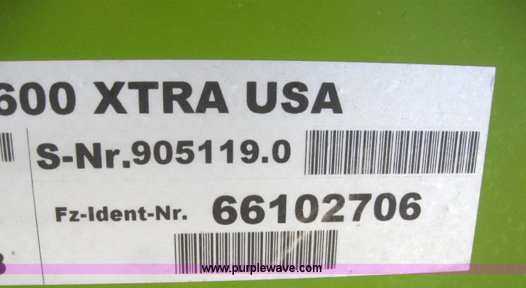 image for item 2980 2008 Claas RU-600 forage head