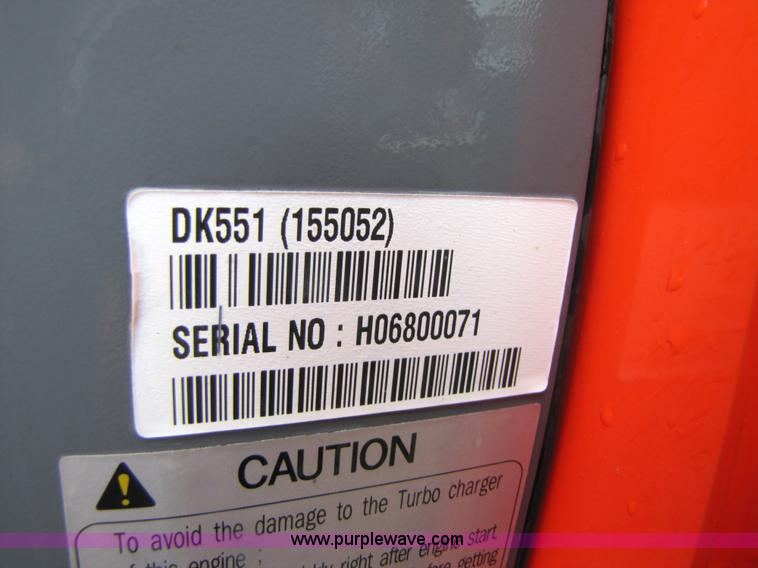 image for item 3190 2008 Kioti DK55 tractor with loader