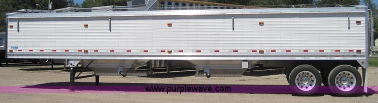 image for item 4123 2009 Stoughton AHV-421T-AR-S 42' grain hopper trailer