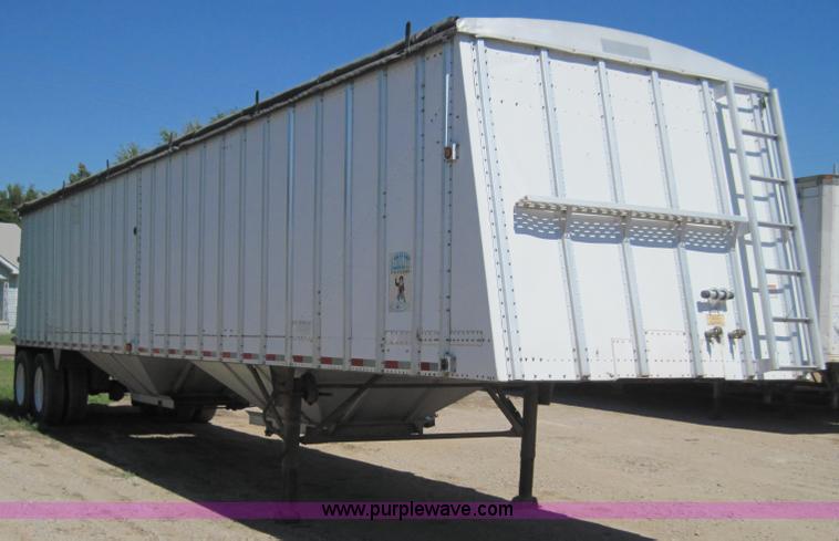 image for item 4124 1996 Merritt 43' grain hopper trailer